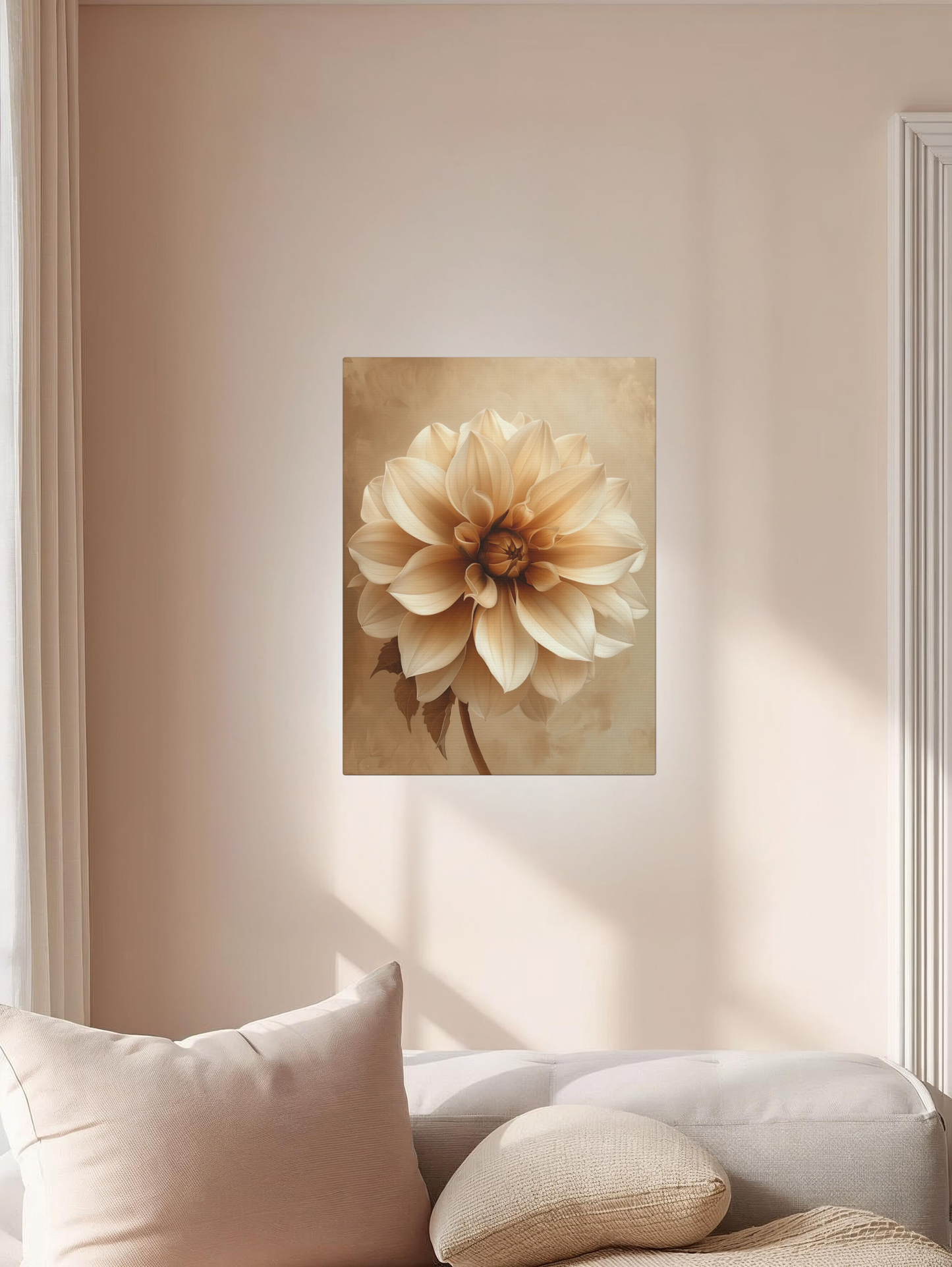 Whispered Dahlia Canvas Print