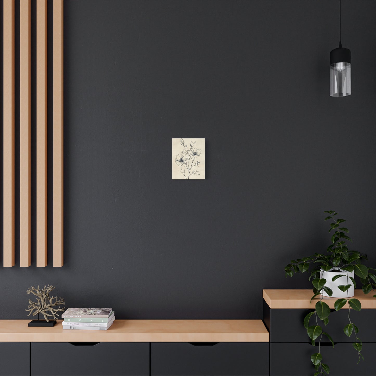 Canvas Print - Elegant Botanical Line Art