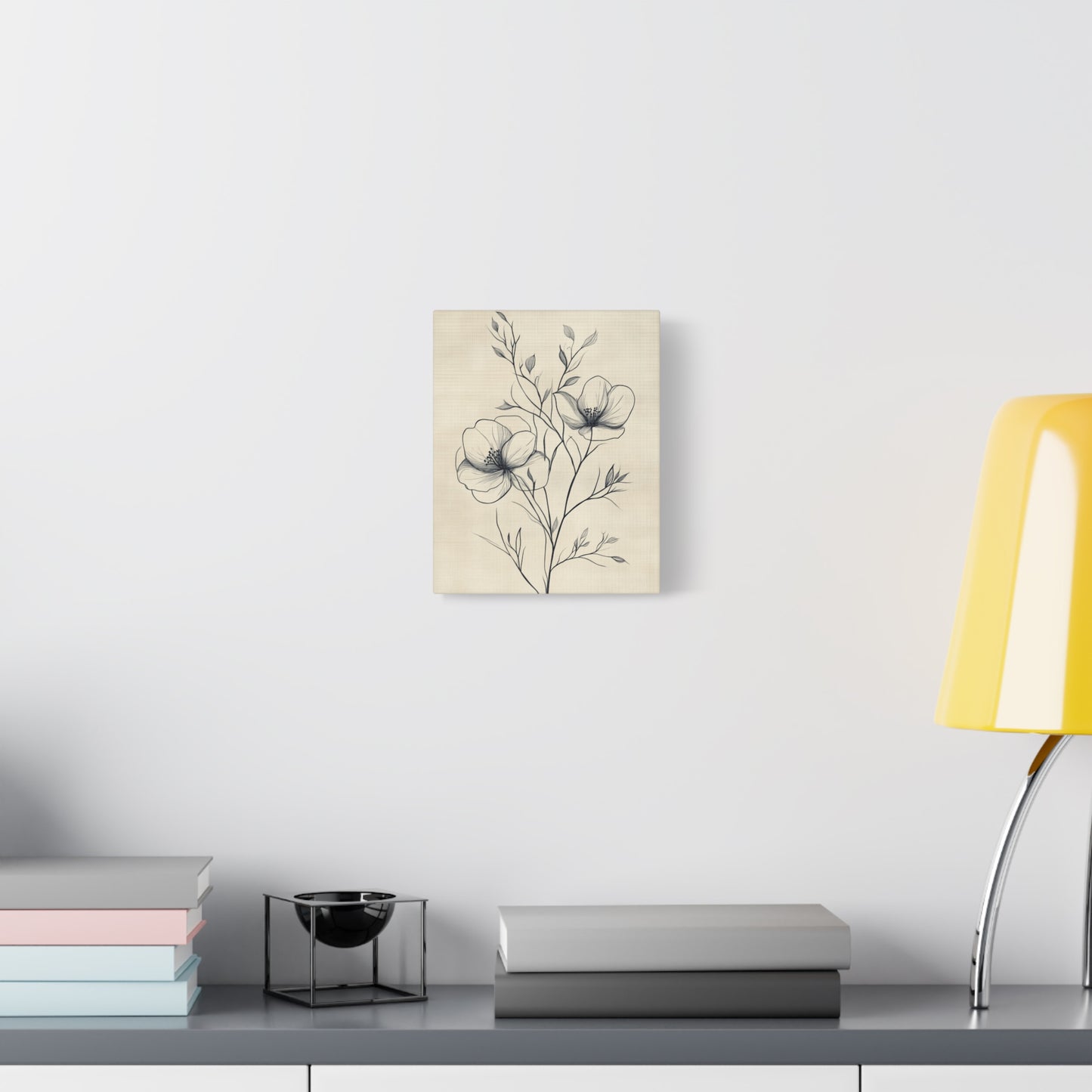 Canvas Print - Elegant Botanical Line Art