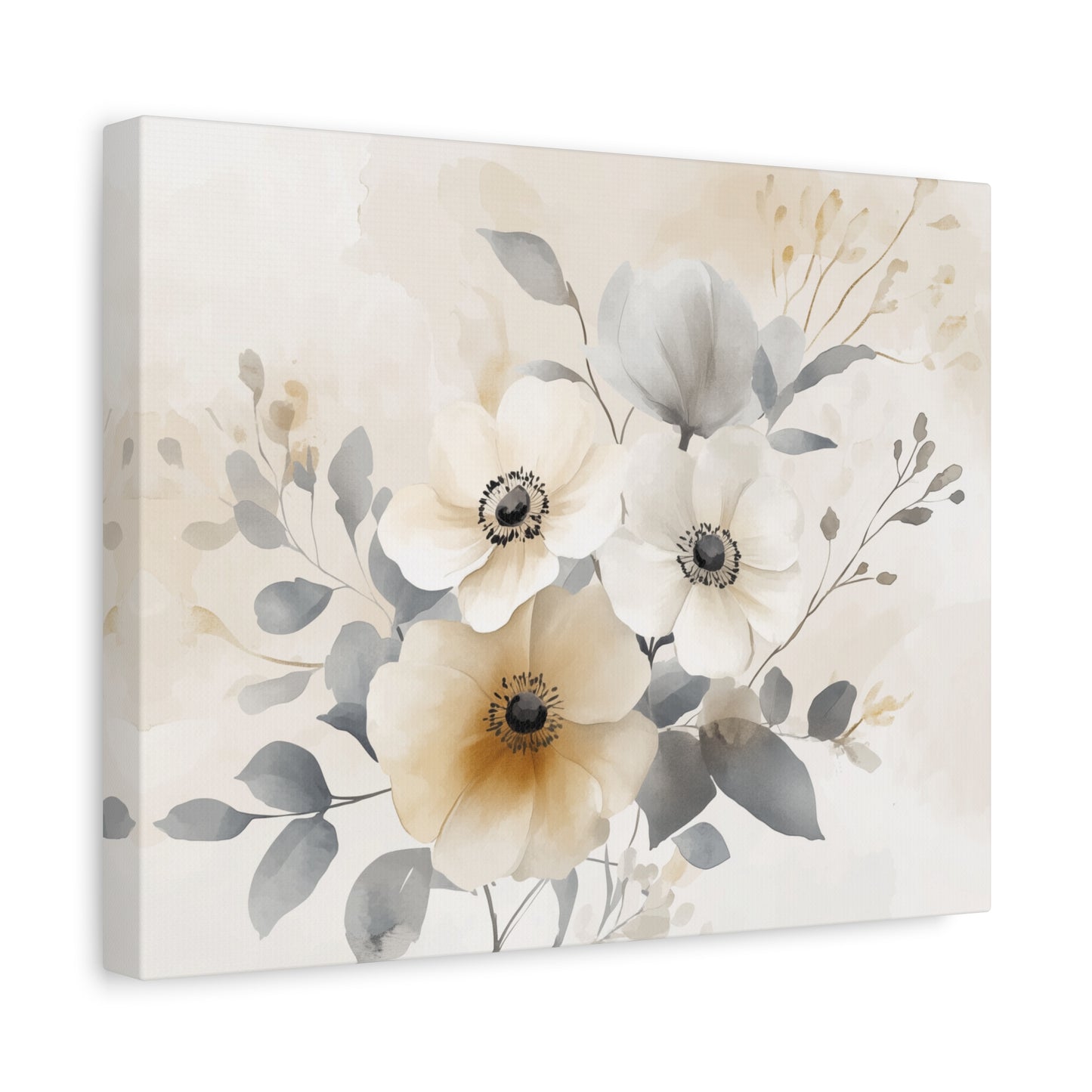 Canvas Print - Soft Watercolor Floral Painting