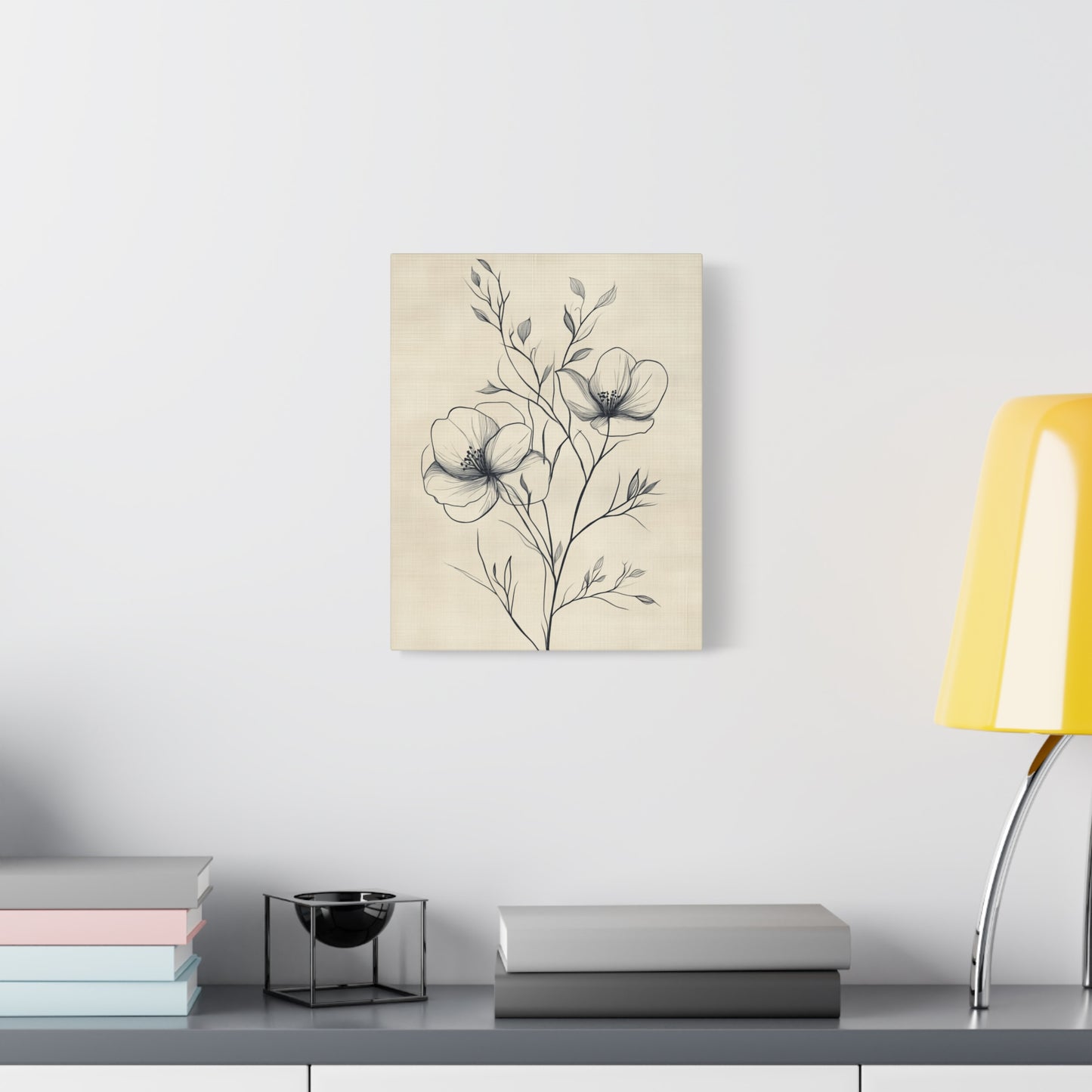 Canvas Print - Elegant Botanical Line Art