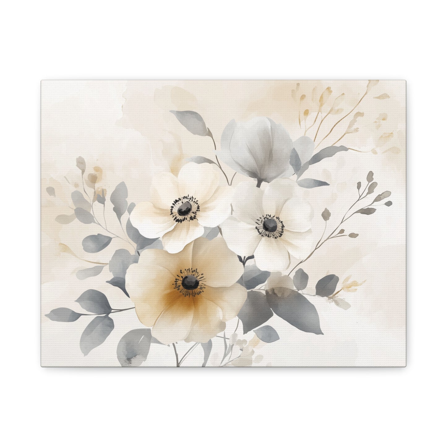 Canvas Print - Soft Watercolor Floral Painting