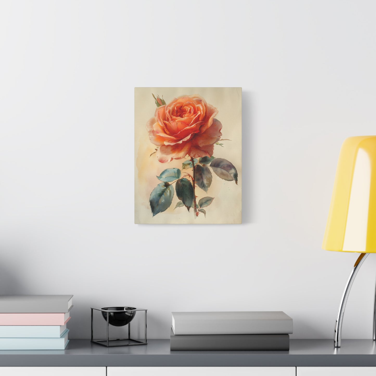 Blush Rose Elegance Canvas Print