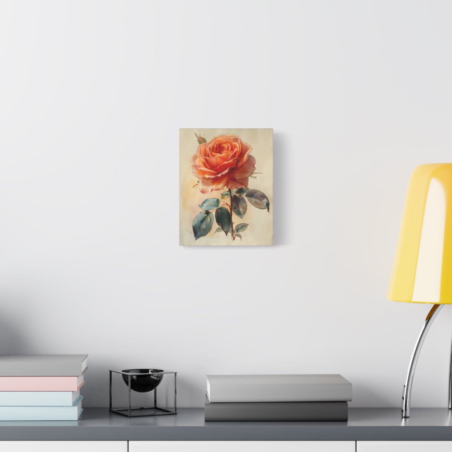 Blush Rose Elegance Canvas Print