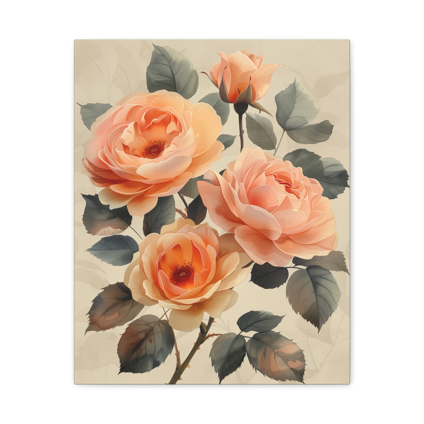 Desert Rose Serenity Canvas Print II