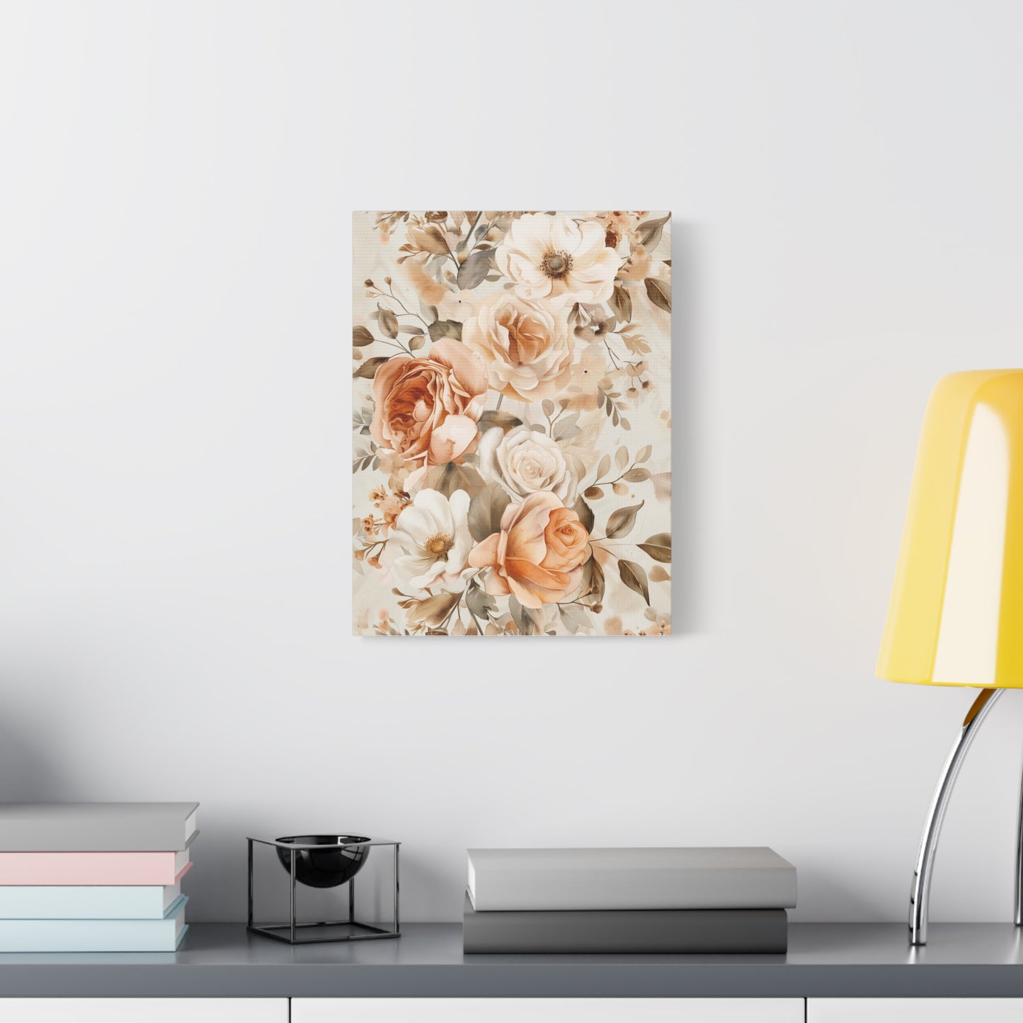 Woven Florals Canvas Print