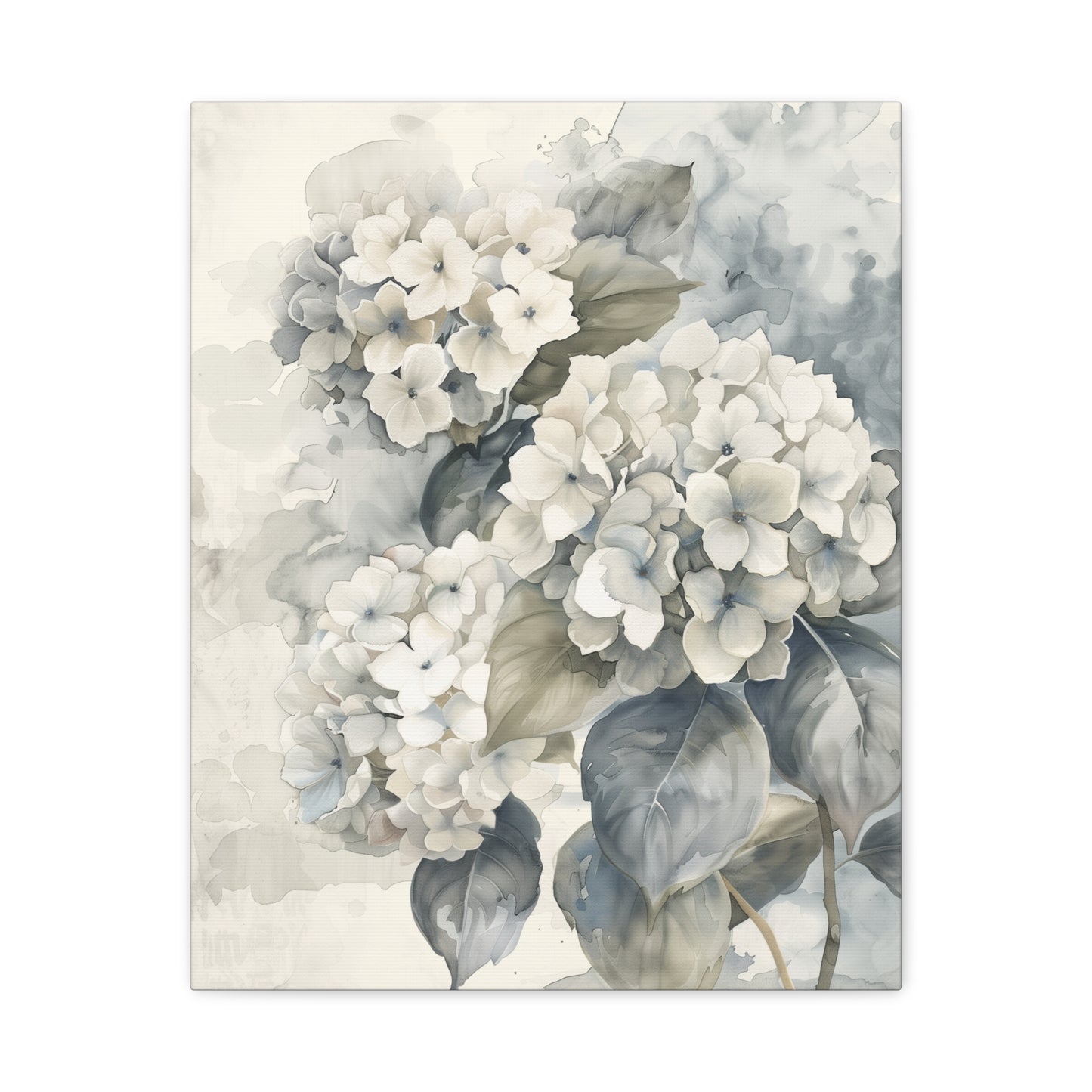 Serene Hydrangeas Canvas Print