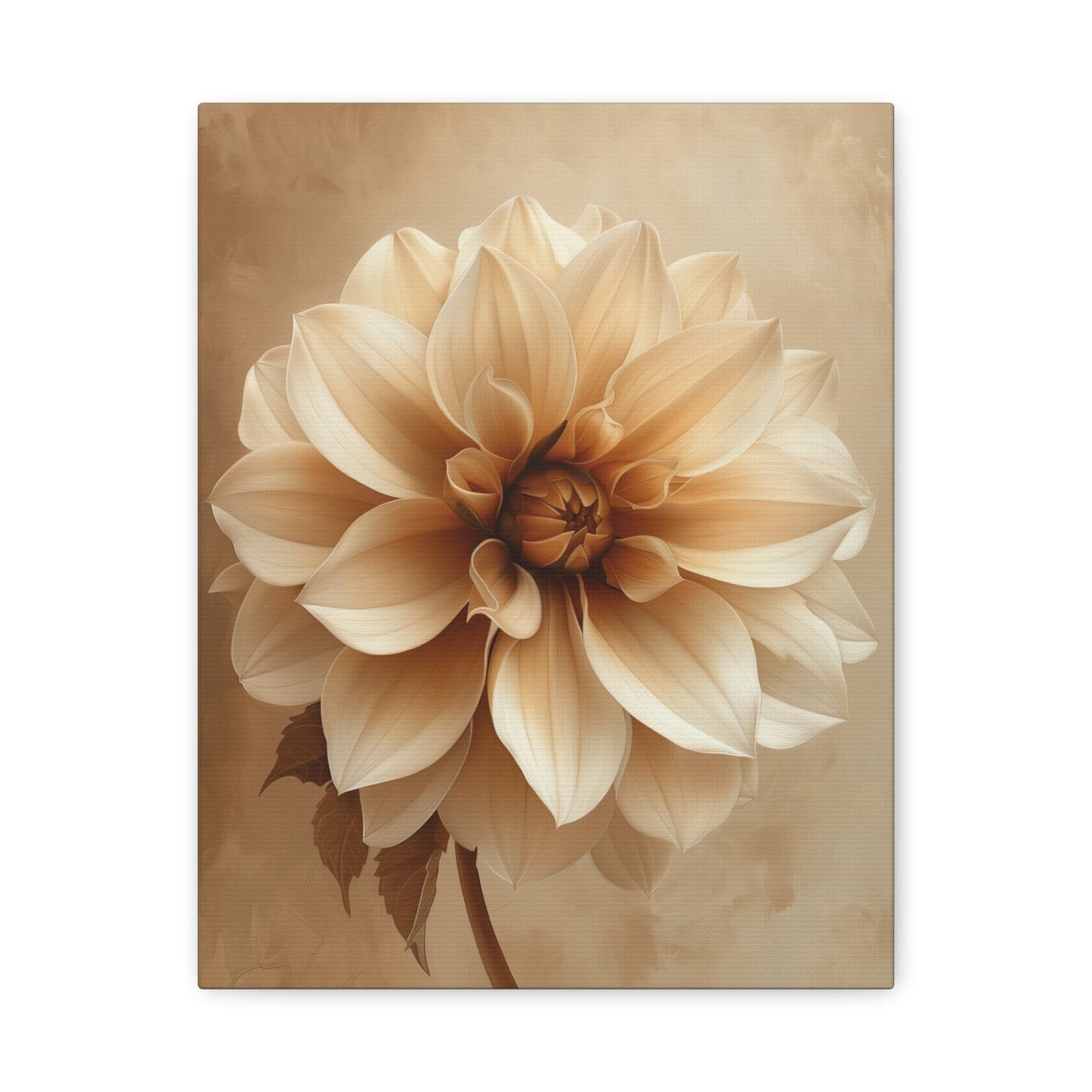 Whispered Dahlia Canvas Print