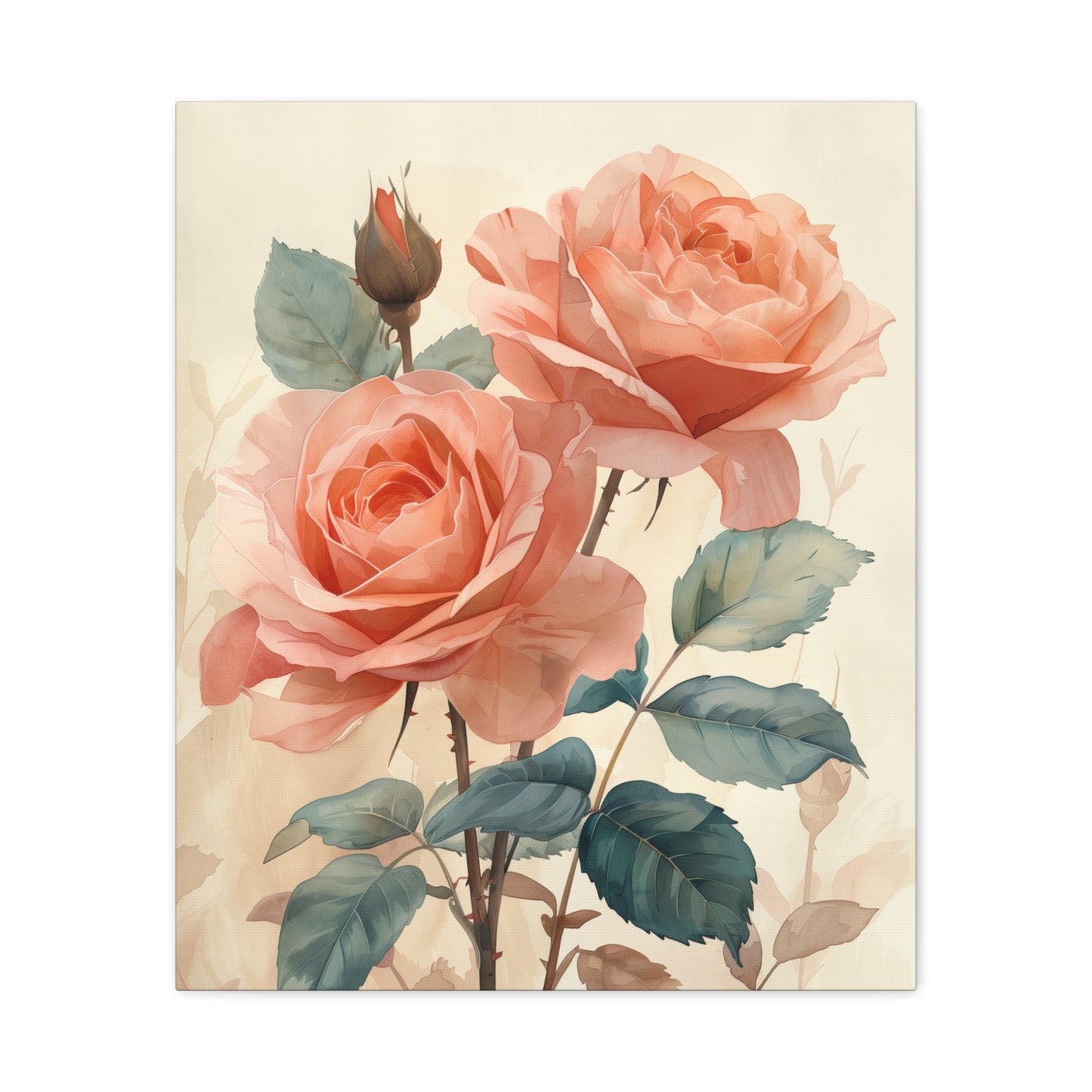 Desert Rose Serenity Canvas Print I