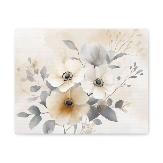 Canvas Print - Soft Watercolor Floral Painting