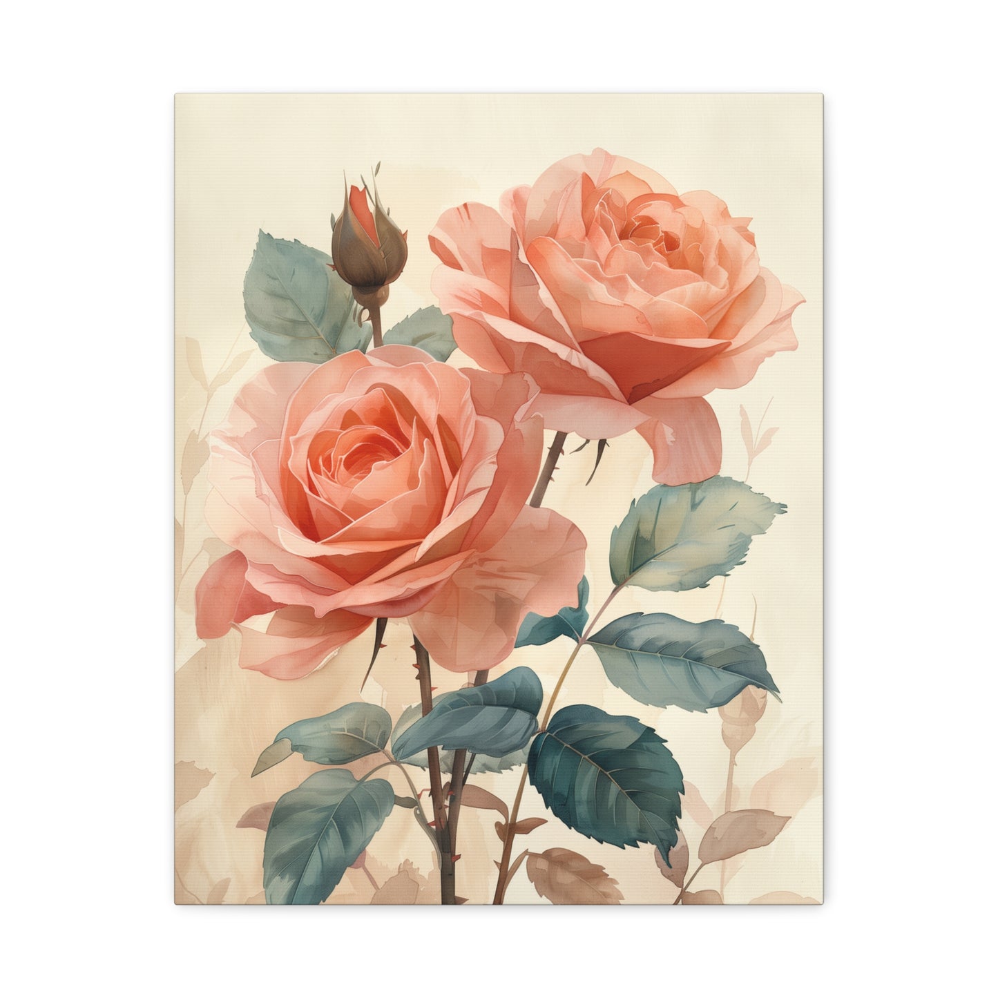 Desert Rose Serenity Canvas Print I