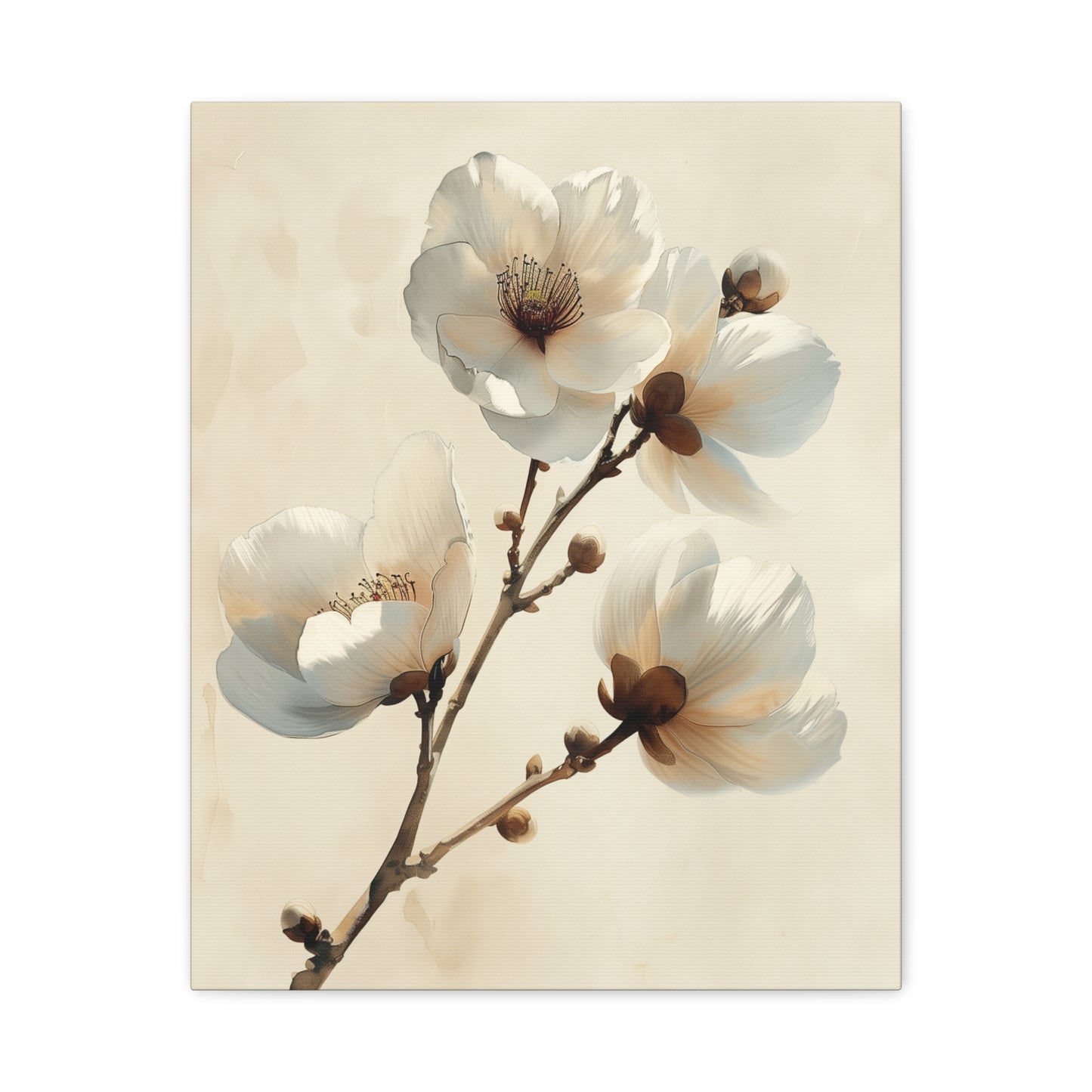 Quiet Orchid Harmony Canvas Print II