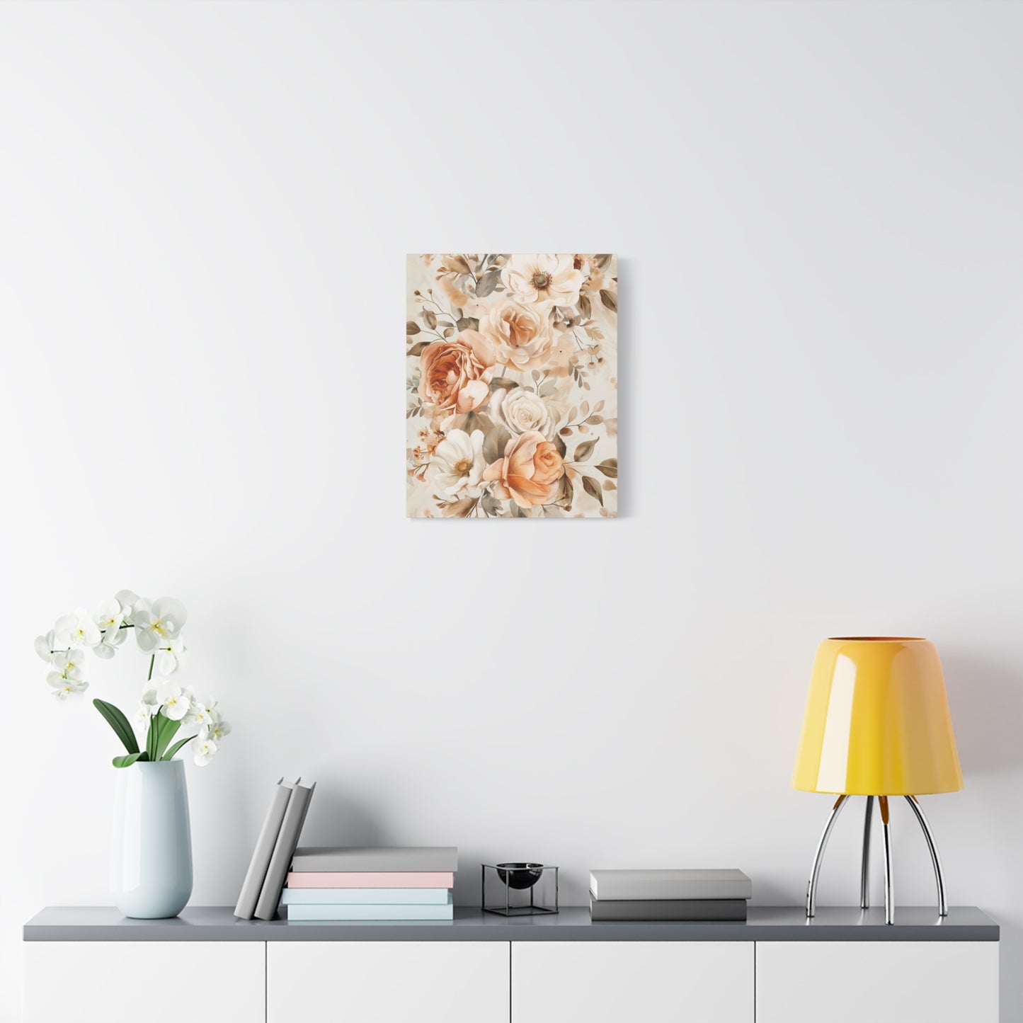 Woven Florals Canvas Print