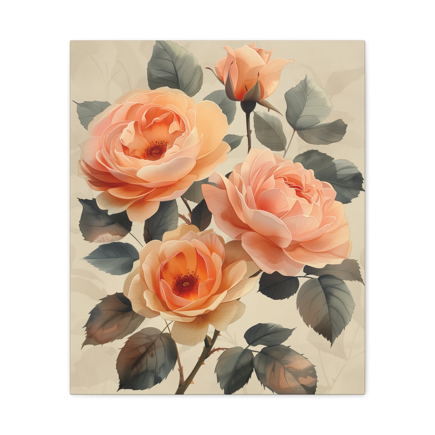 Desert Rose Serenity Canvas Print II