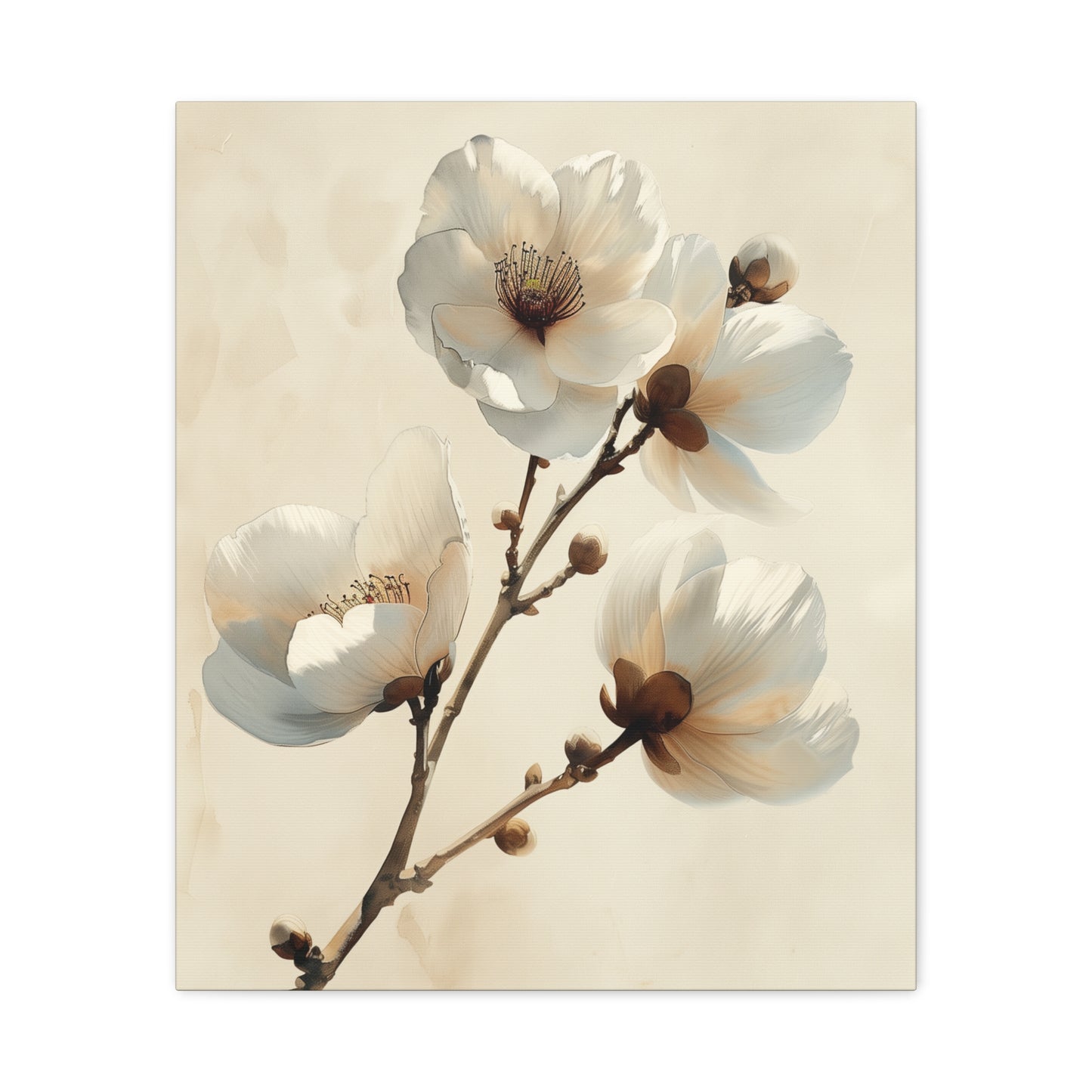 Quiet Orchid Harmony Canvas Print II