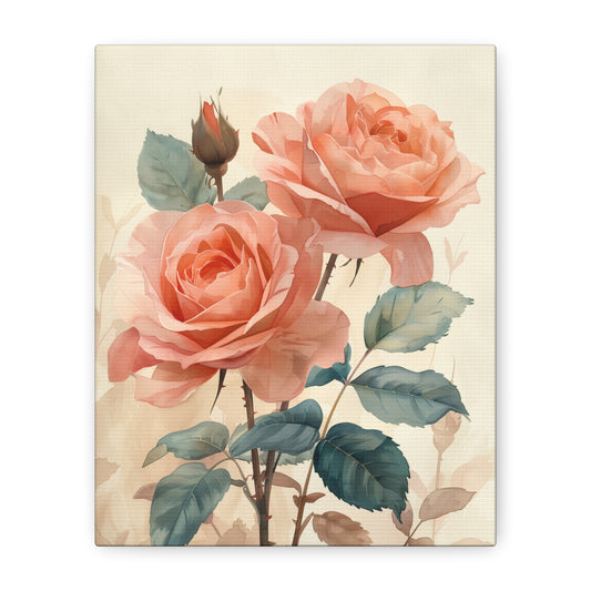 Desert Rose Serenity Canvas Print I