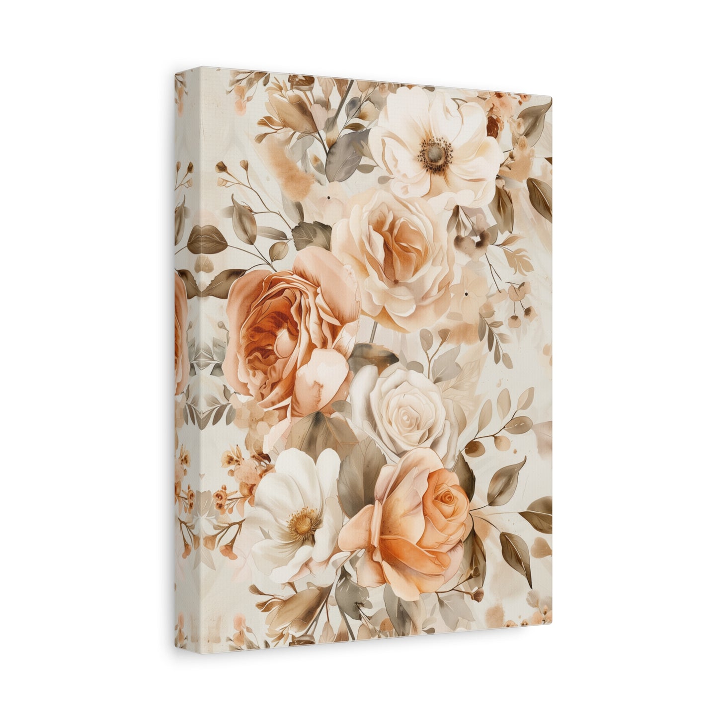Woven Florals Canvas Print