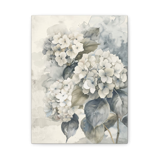 Serene Hydrangeas Canvas Print